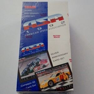 Traks case of 1992 ASA Silver Anniversary Racing 24 complete sealed packs Cards